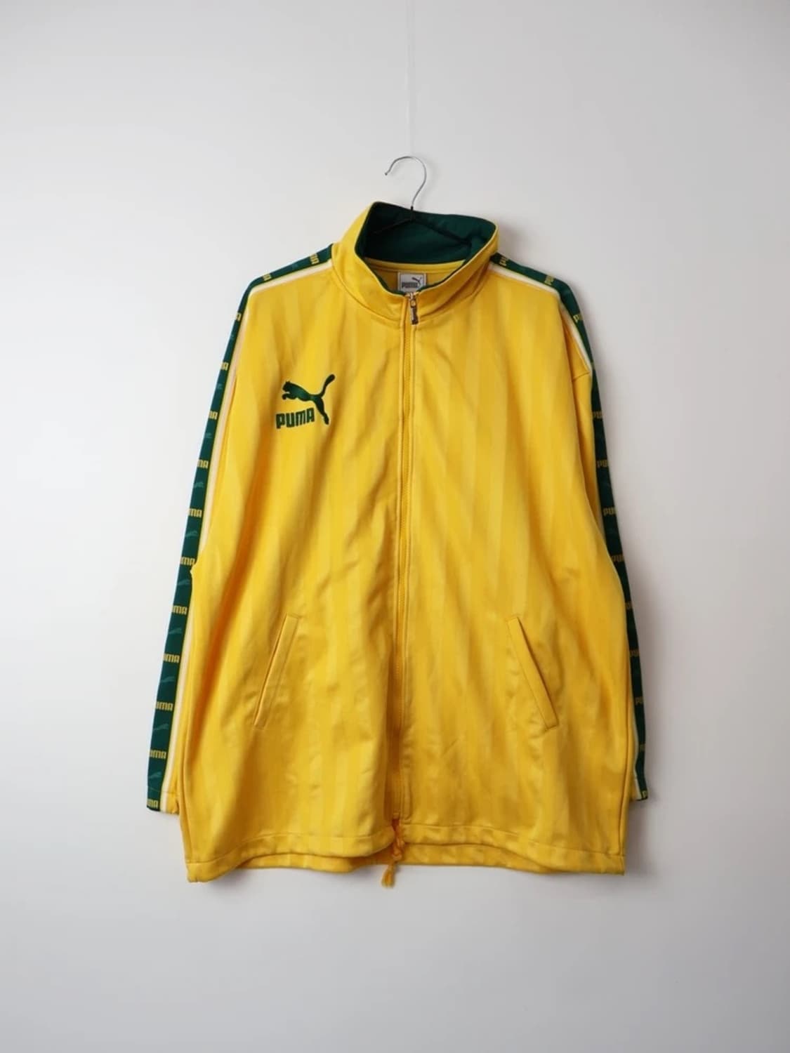 Vintage Puma Yellow Track Jacket 상품이미지5