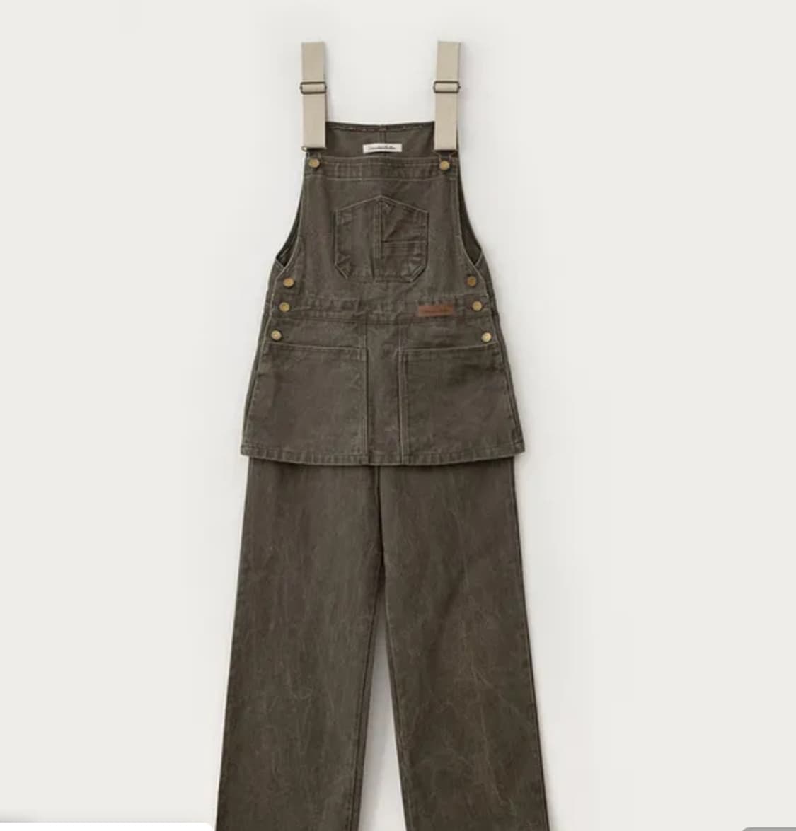 썸웨어버터 빈티지 콤비 오버롤 빈티지 브라운 상품이미지7