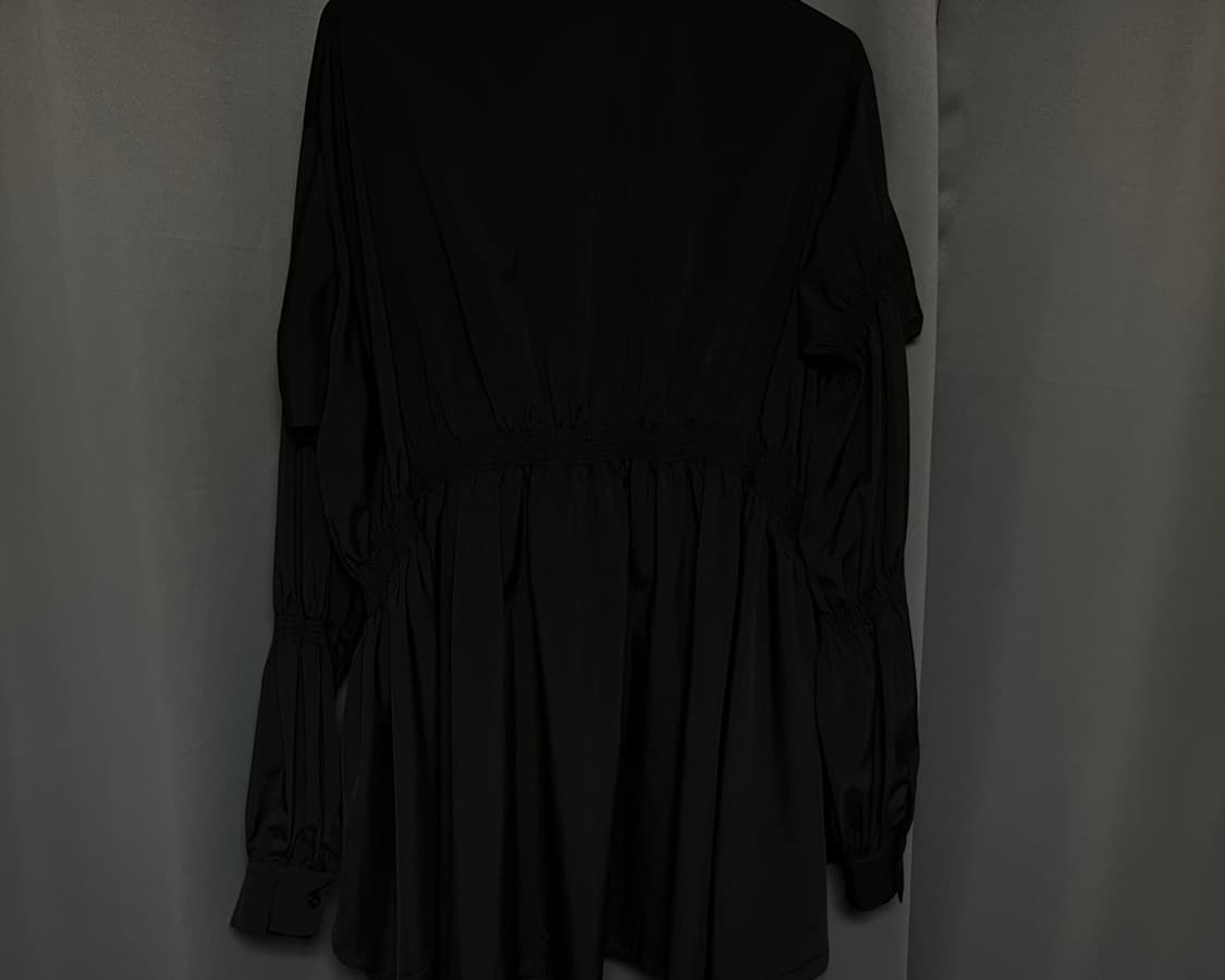 셔링 언발란스 셔츠 상품이미지2