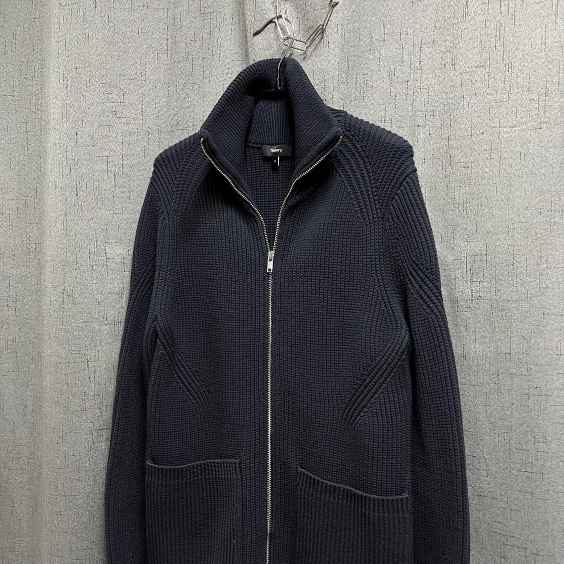 Theory 띠어리 남성 풀집업 니트 가디건 (사이즈 S) 상품이미지3