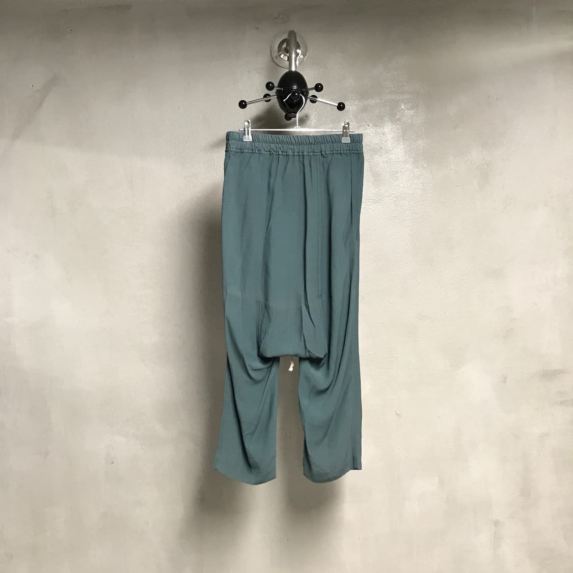 릭 오웬스 밴딩 배기 팬츠 그린 38 상품이미지4