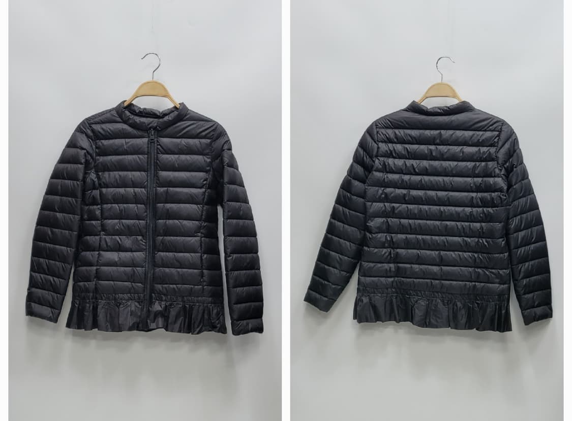 (새상품급) 안나수이 20FW 폭스퍼 다운 패딩 벨티드 자켓 / 여 55 상품이미지3