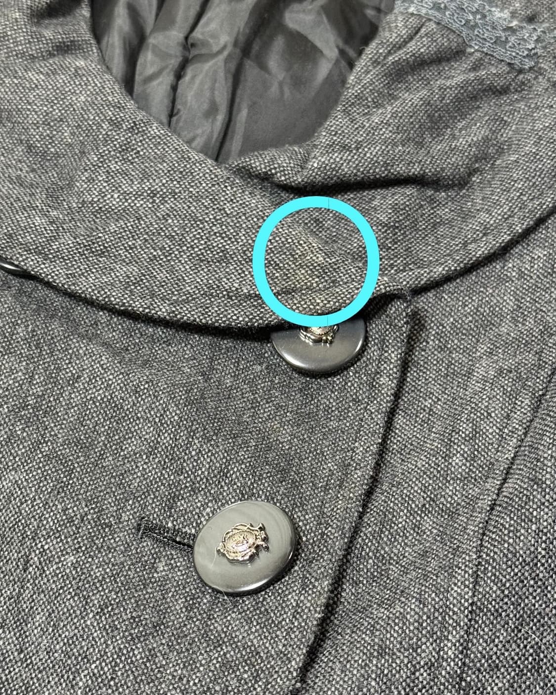 Vtg 엑시즈팜 더블 버튼 레이스 자켓 상품이미지6