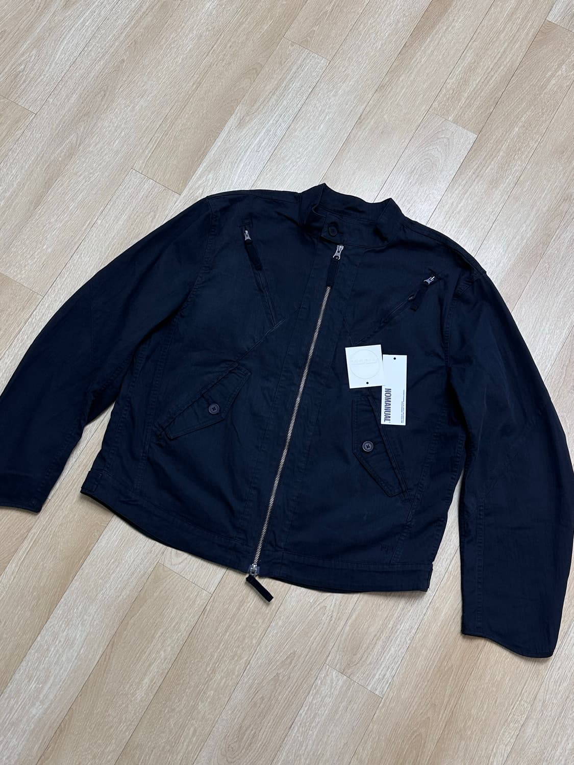 [L] 노매뉴얼 슬래시 지퍼 자켓 상품이미지2