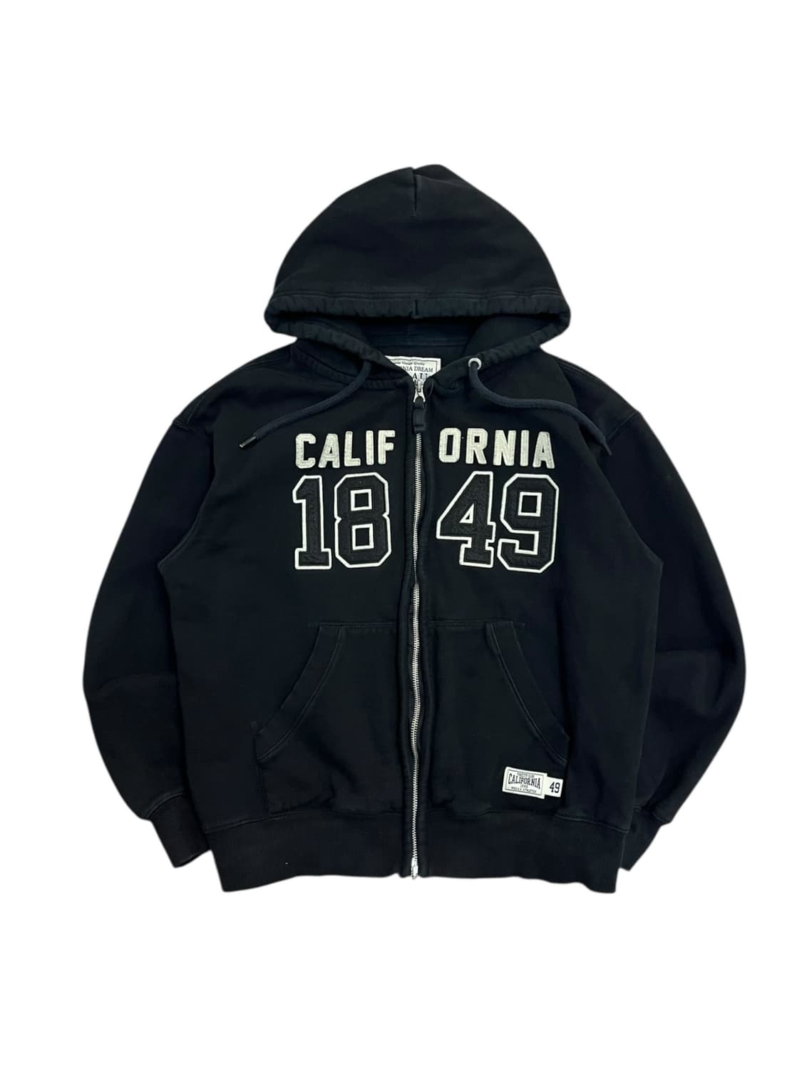 후아유 투웨이 기모 후드집업 블랙 S #csz2971 상품이미지3