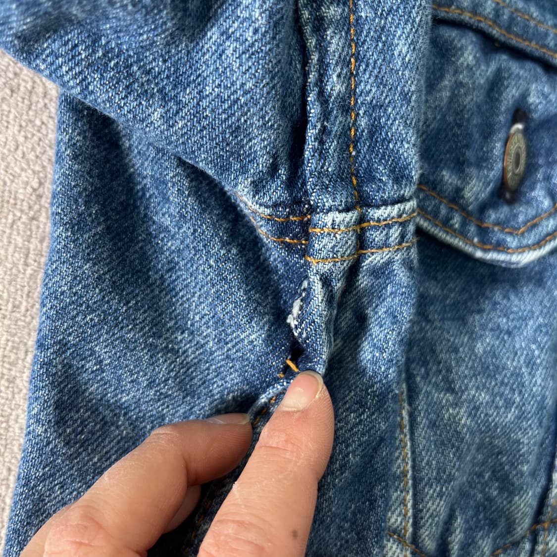 95 리바이스 90s USA 데님 트러커 자켓 상품이미지7