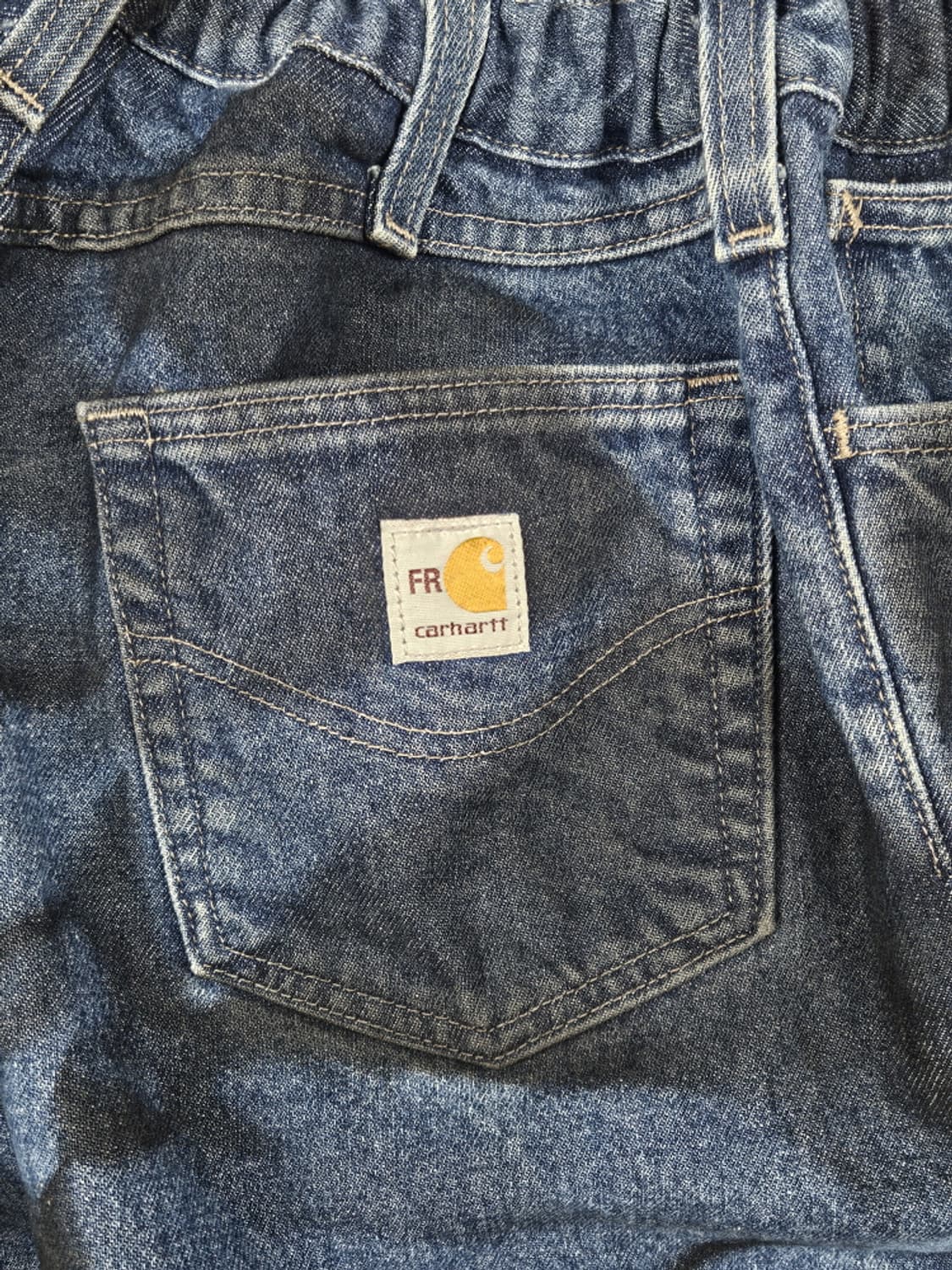 칼하트FR 밴딩 다잉워시드커스텀 워크데님 팬츠  (38X32)/10279 상품이미지8