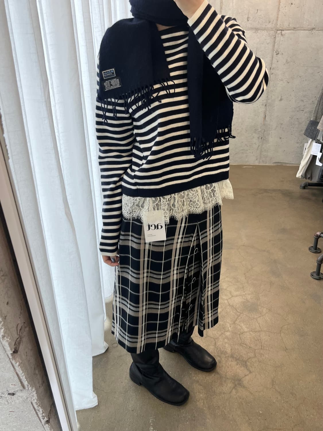 MCRITCHIE 캐시미어 머플러 made in SCOTLAND 상품이미지7