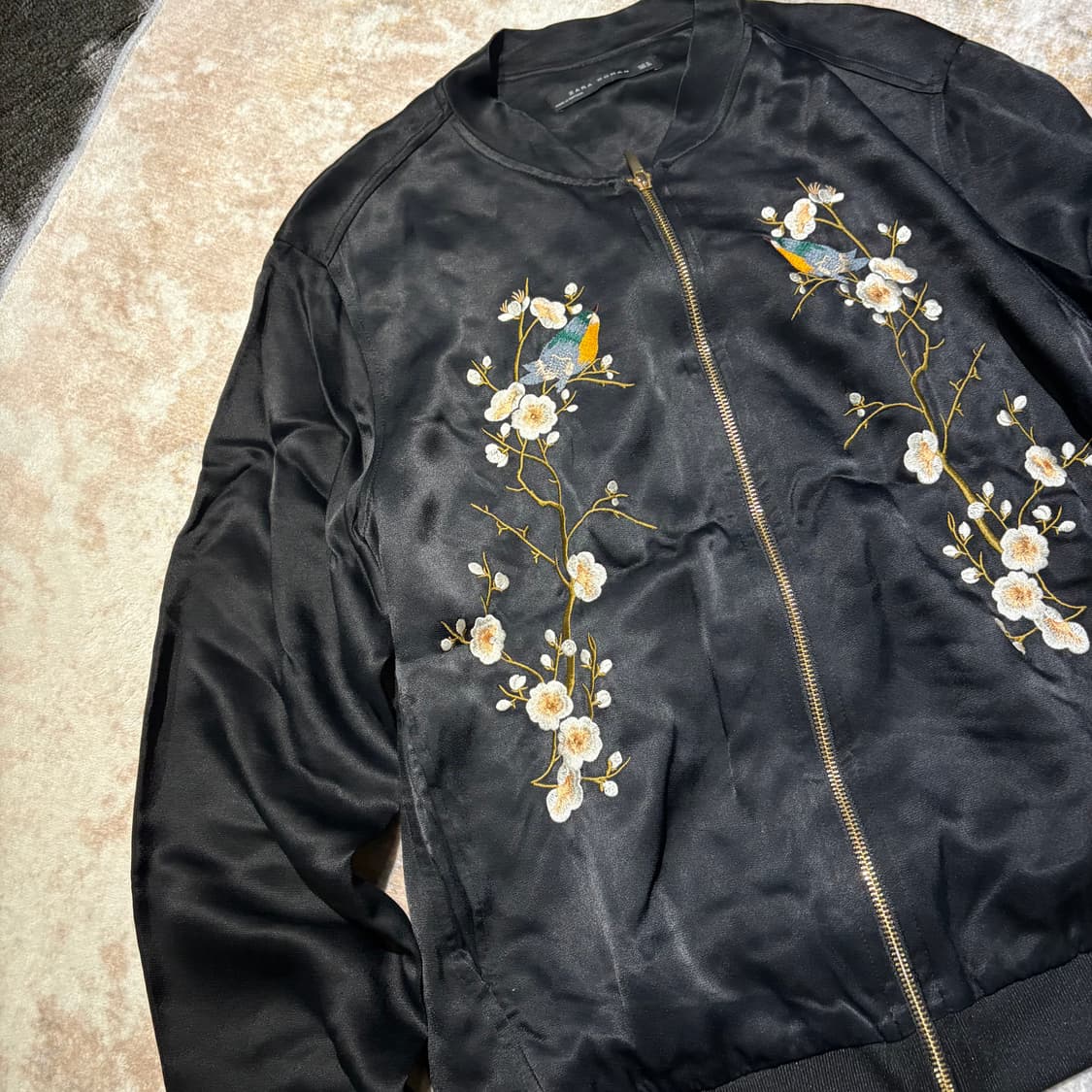 자라 우먼 빈티지 플라워자수 자켓 상품이미지3