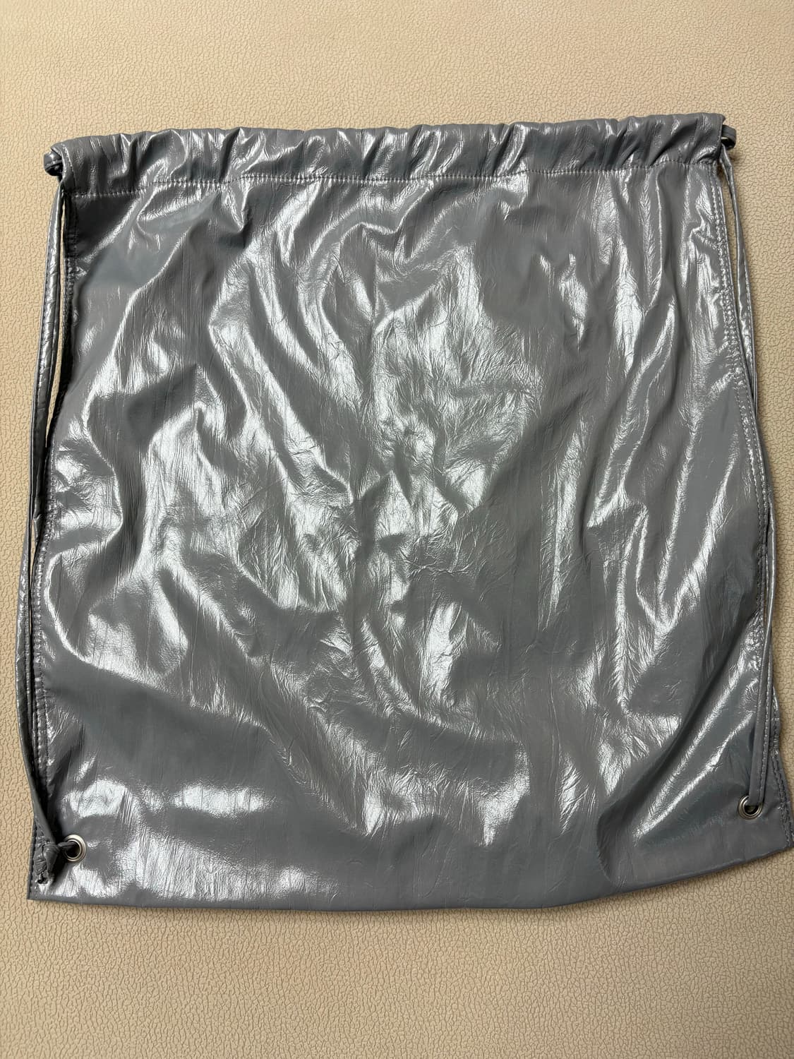 STRING COATING BACK PACK IN GREY 상품이미지3