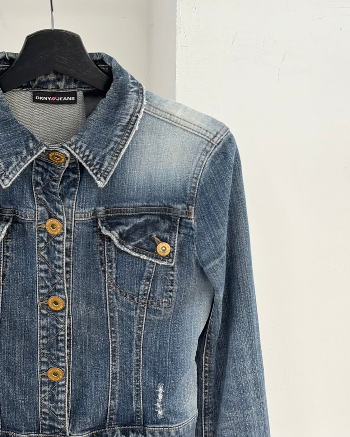 dkny jeans 워싱 데님 자켓  상품이미지3