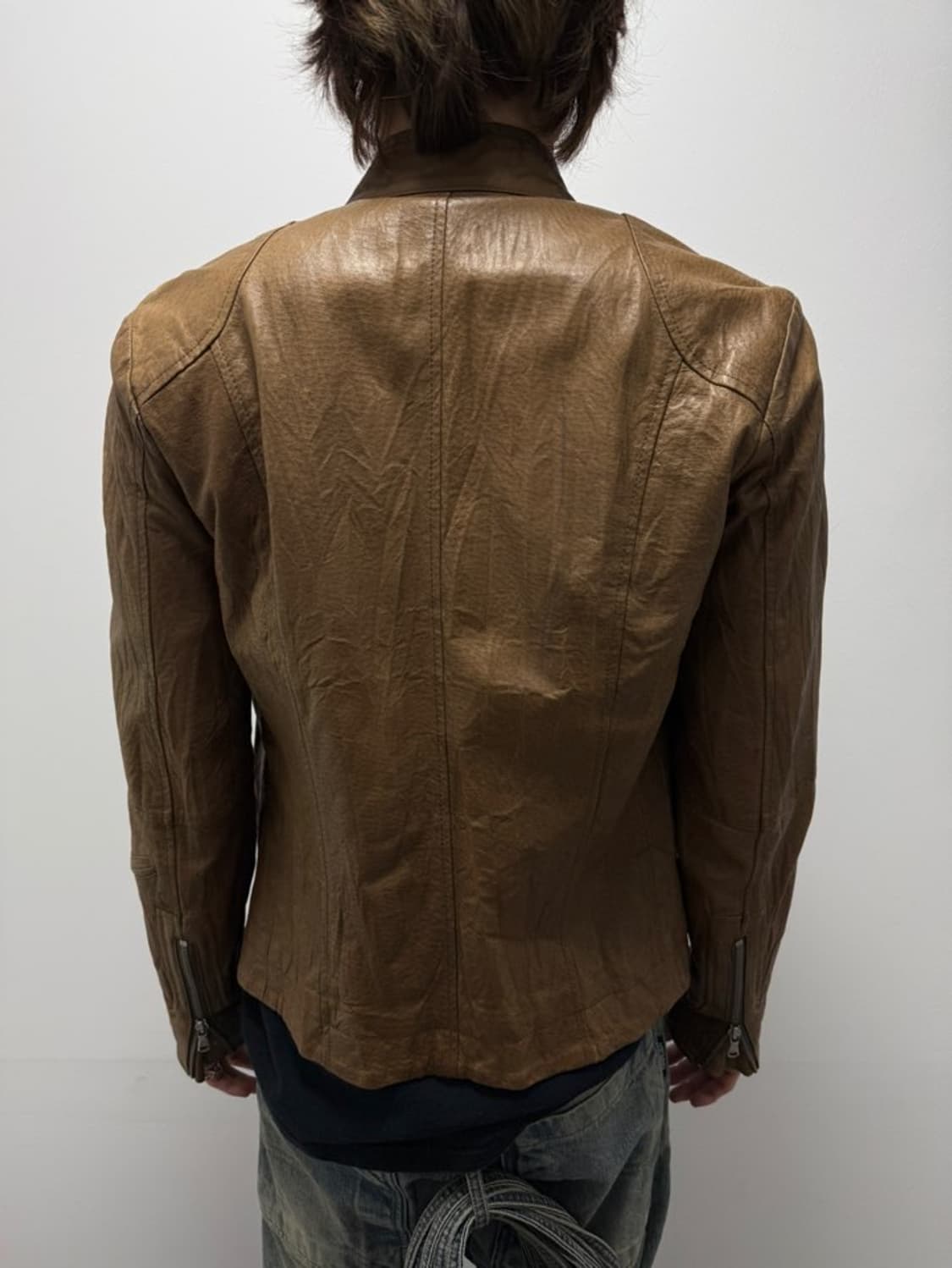 VTG PIG SKIN LEATHER JACKET 상품이미지10