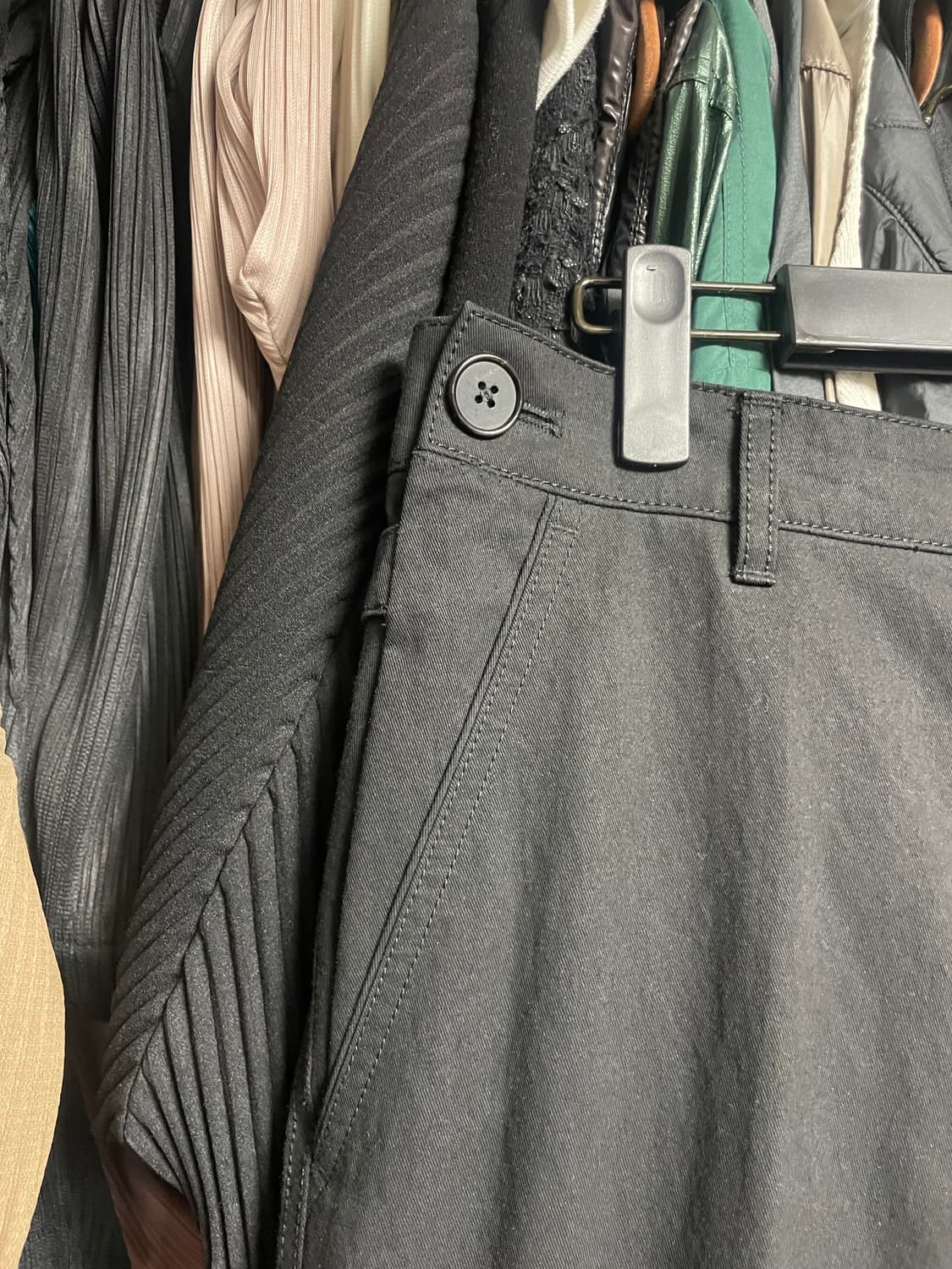 [44] 준지 juun.j 블랙 팬츠 상품이미지2