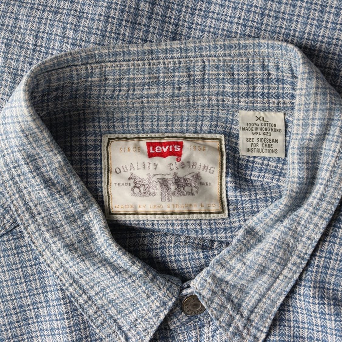 리바이스 빈티지 체크 오버핏 셔츠 XL 상품이미지5