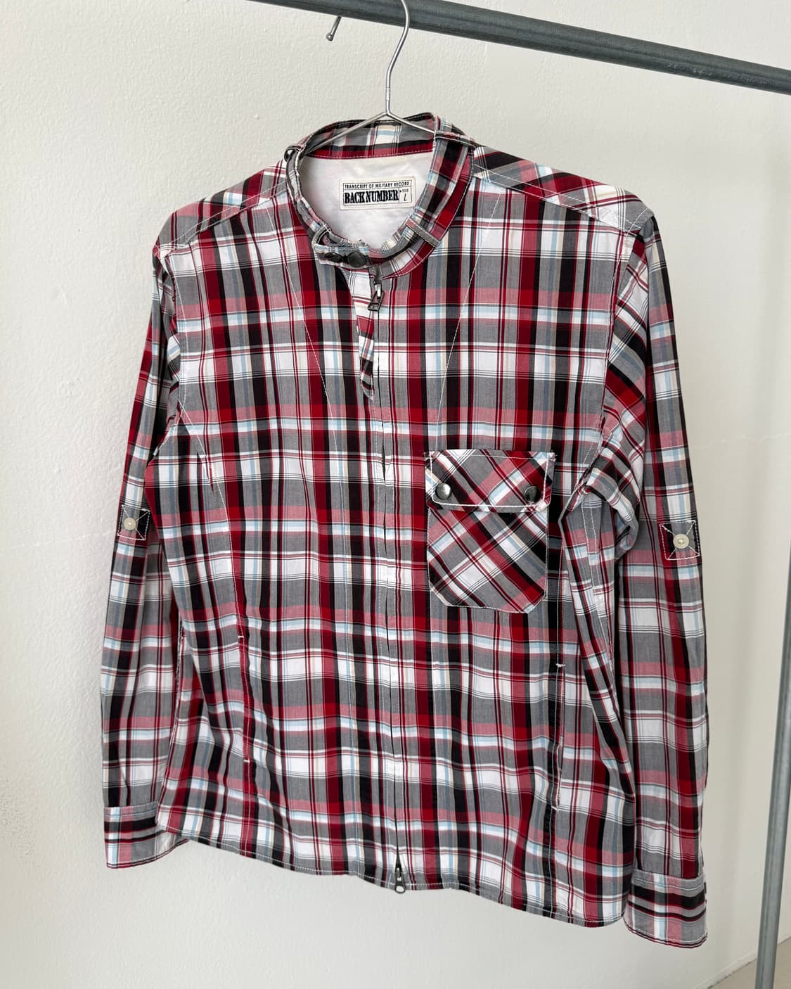 빈티지 체크 셔츠자켓 상품이미지1