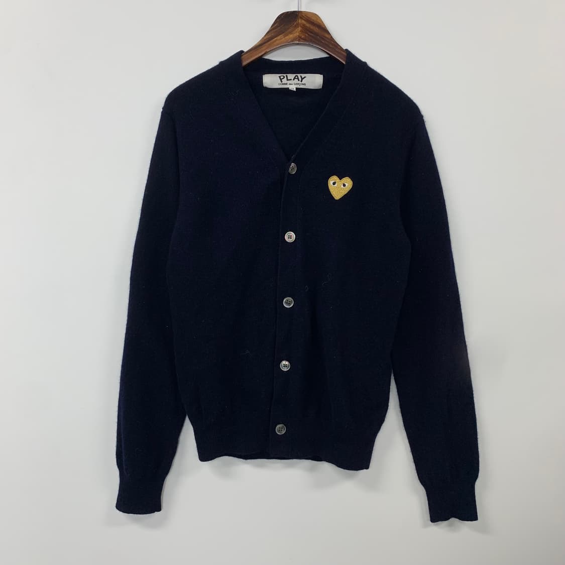 꼼데가르송 플레이 네이비 니트 가디건 상품이미지2