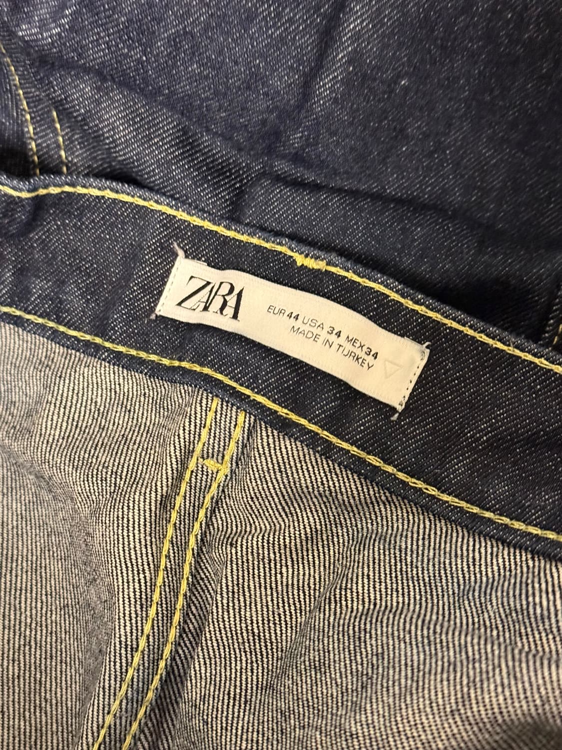 [44] 자라 진청 7부 데님 반바지 상품이미지3