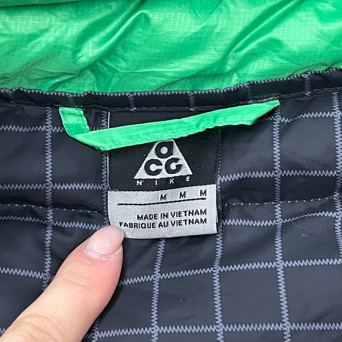 [정품/M] 나이키 ACG 그린 패딩 자켓 b16 상품이미지5