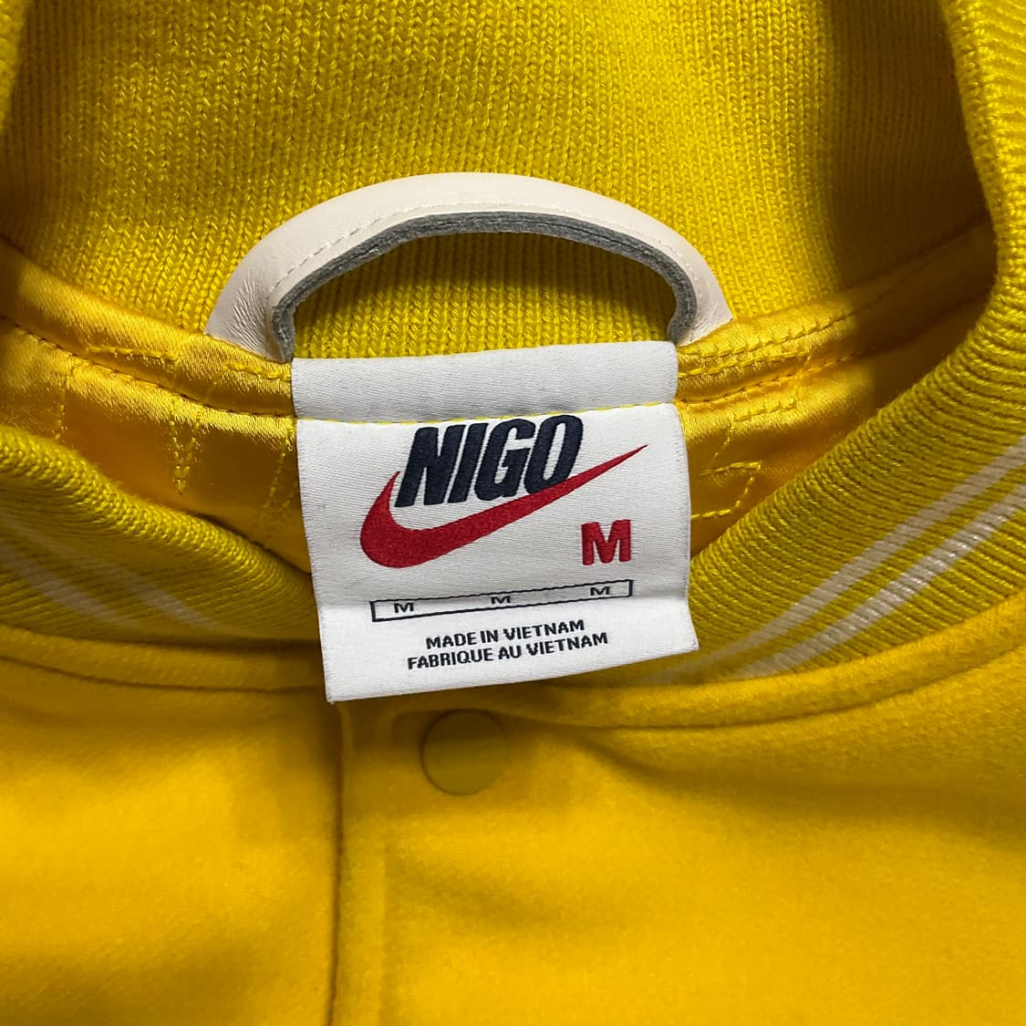 나이키 니고 바시티 자켓 옐로우 M 상품이미지5