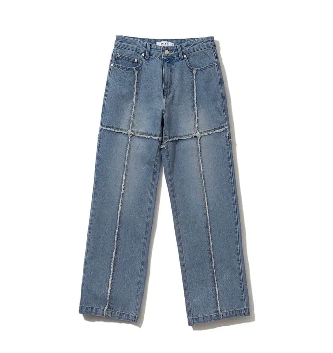 데케트 심 크로스 연청 데님 청바지 28 상품이미지1