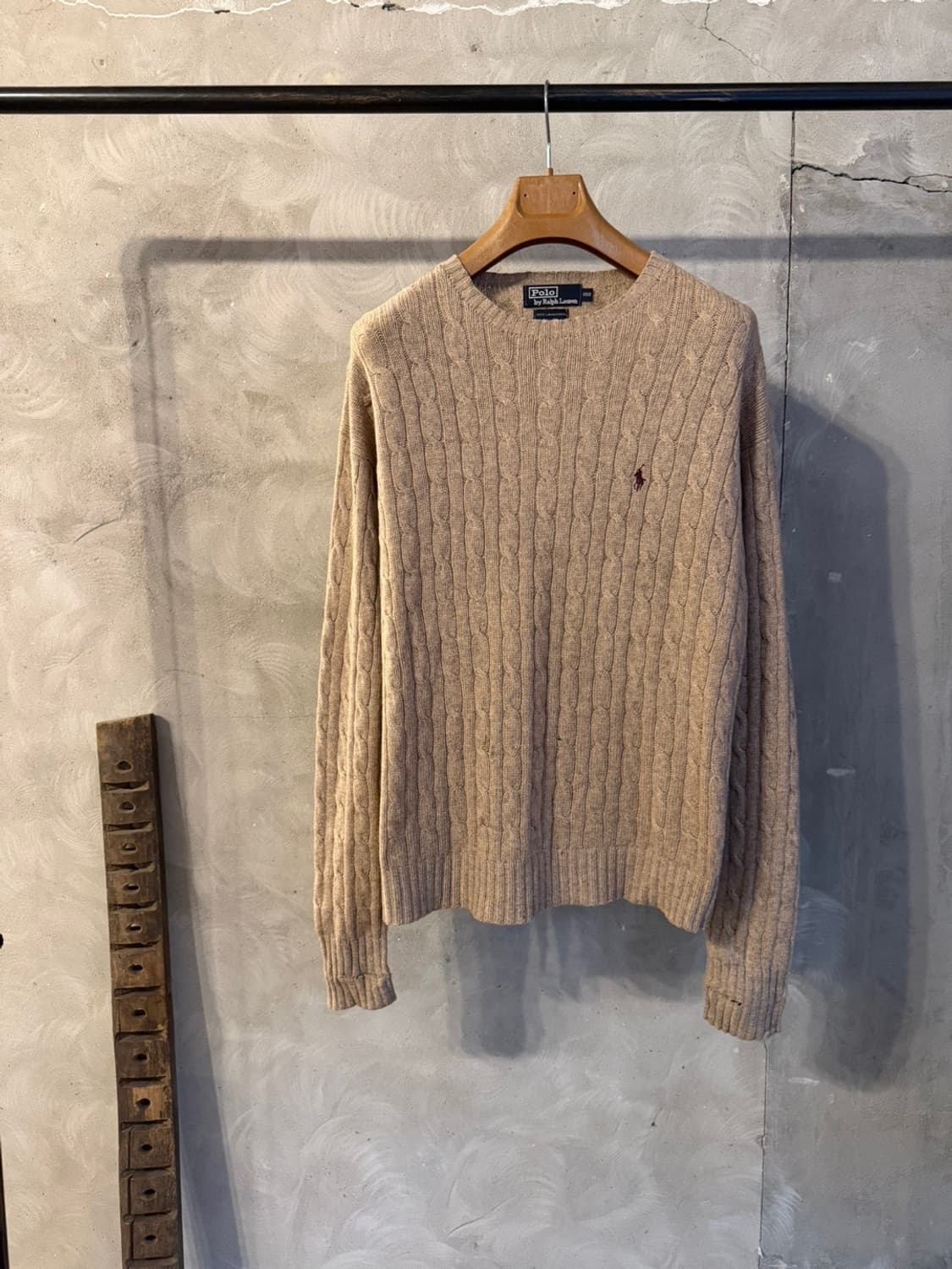 폴로 랄프로렌 램스울 케이블 니트 100~105 상품이미지1