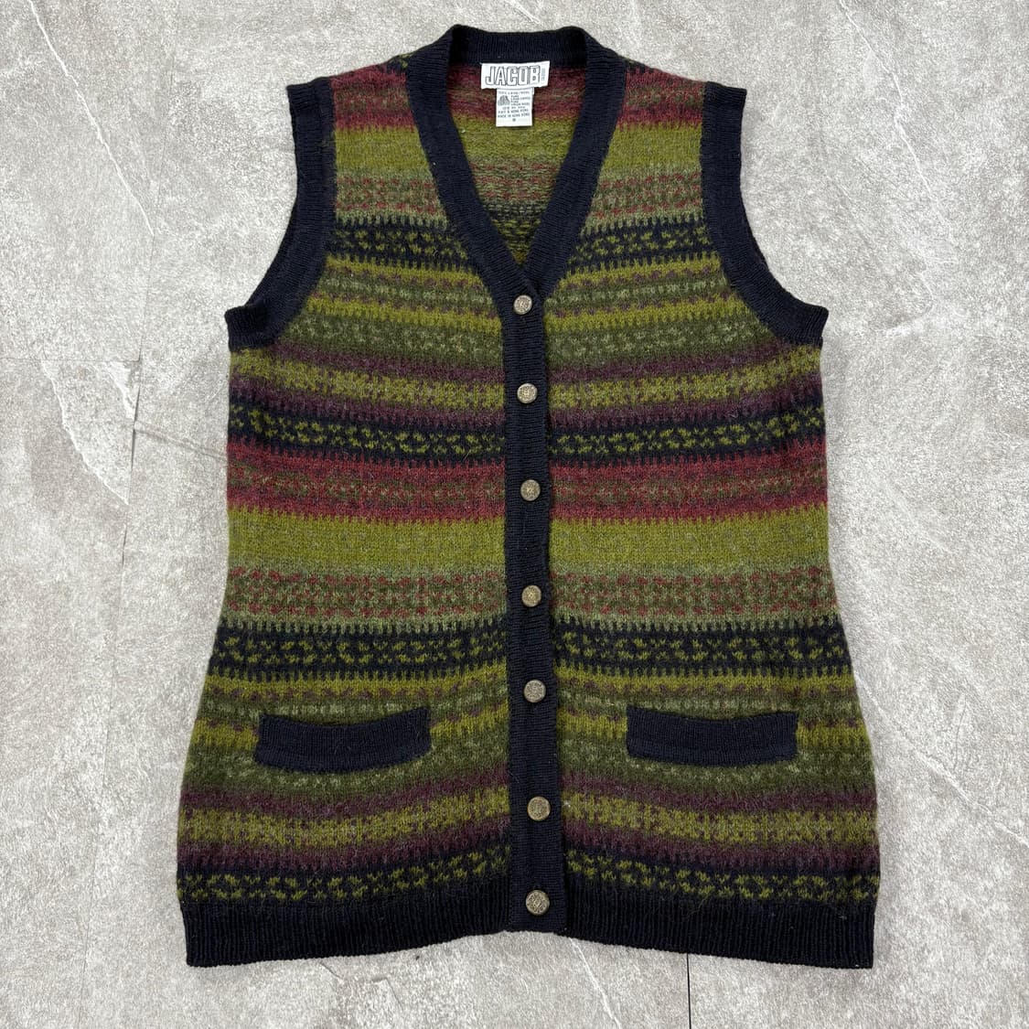Vintage wool vest 상품이미지1