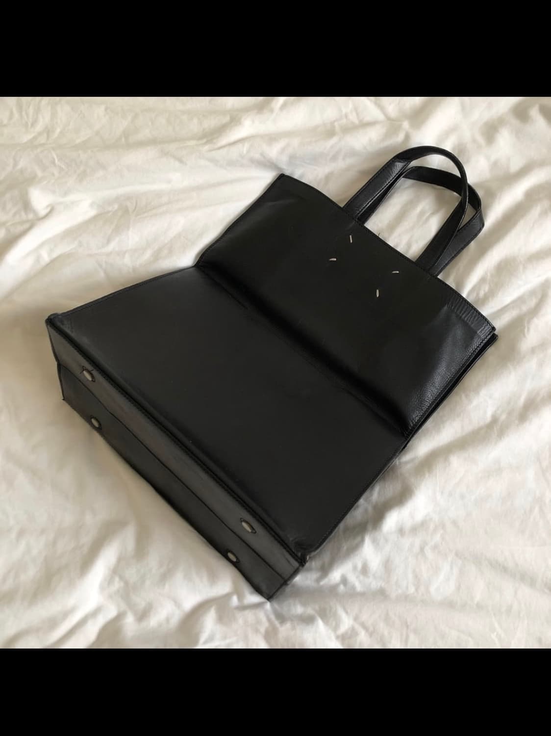 마르지엘라 아이콘 블랙 토트백 상품이미지6