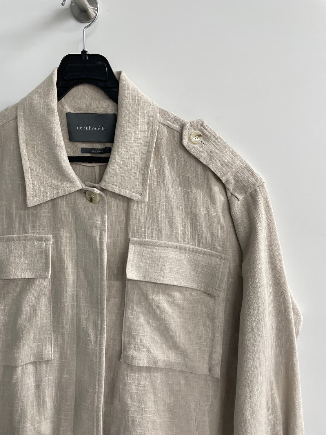 de silhouette 린넨 자켓 상품이미지3