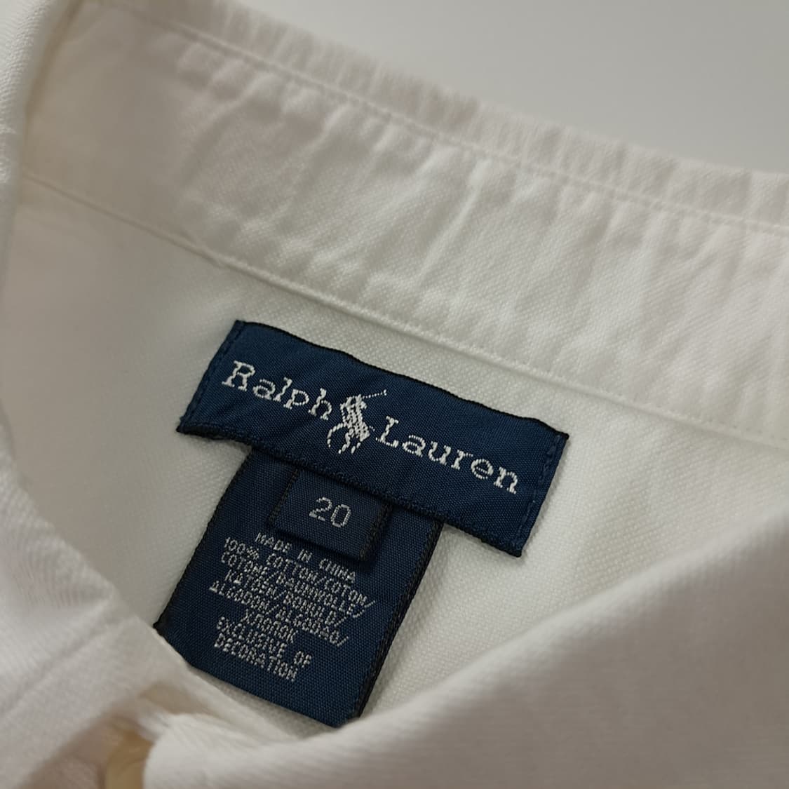 CK978 XL 폴로 00s 멀티포니 화이트 반팔 셔츠 남방 상품이미지3