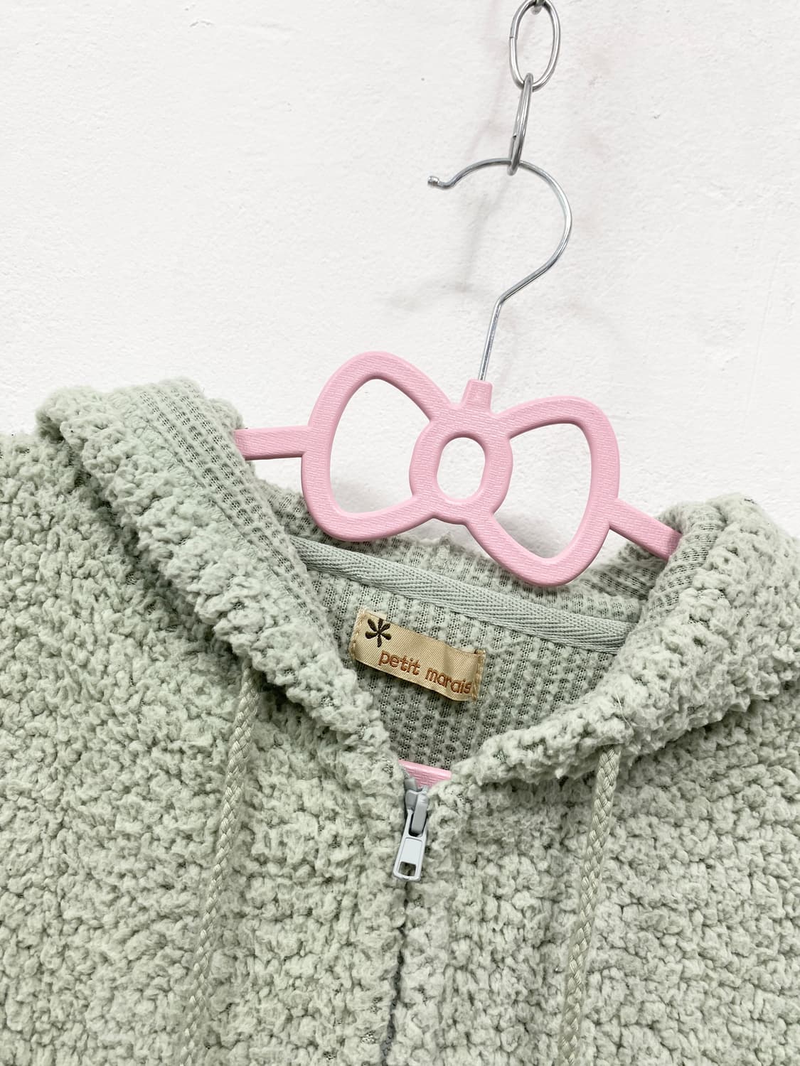 [PETIT MARAIS] 민트 폼폼이 폭닥 후드집업 상품이미지7