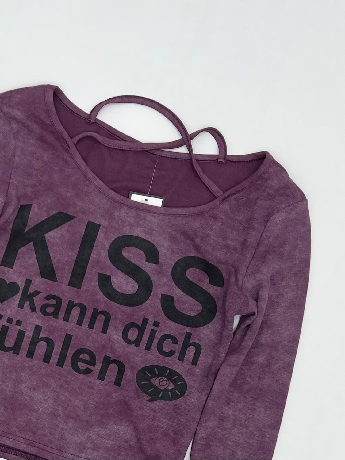 빈티지 크롭 긴팔 티셔츠 상품이미지2