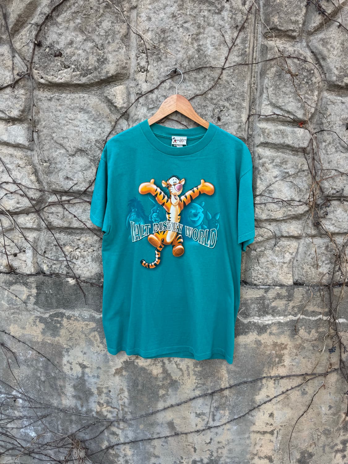 90s 디즈니 빈티지 티거 프린팅 반팔 티셔츠 L 상품이미지1