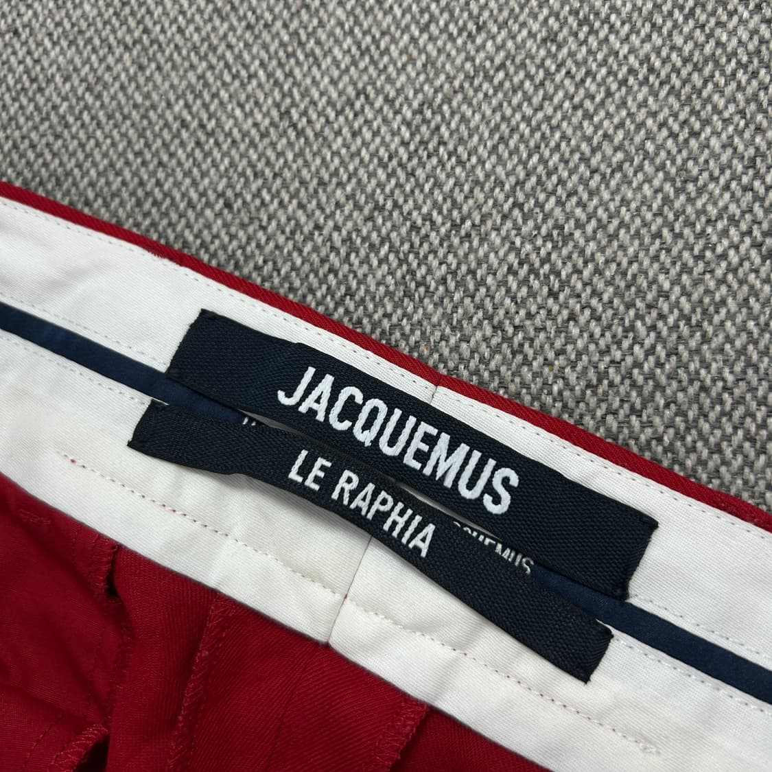 자크뮈스 실크 린넨 핀턱 팬츠(46) 상품이미지2