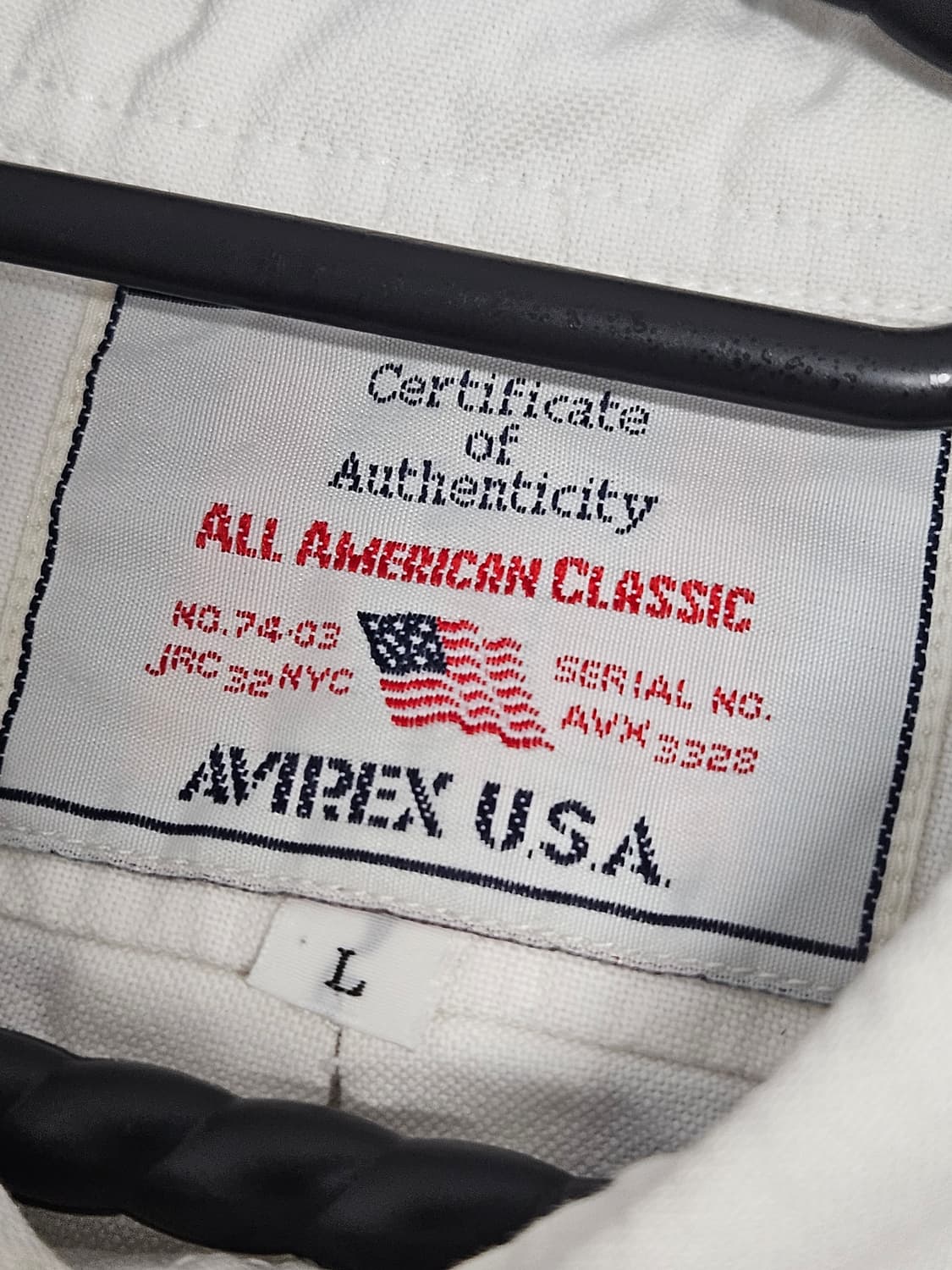 아비렉스 00s 화이트 옥스퍼드 셔츠. L사이즈 상품이미지4