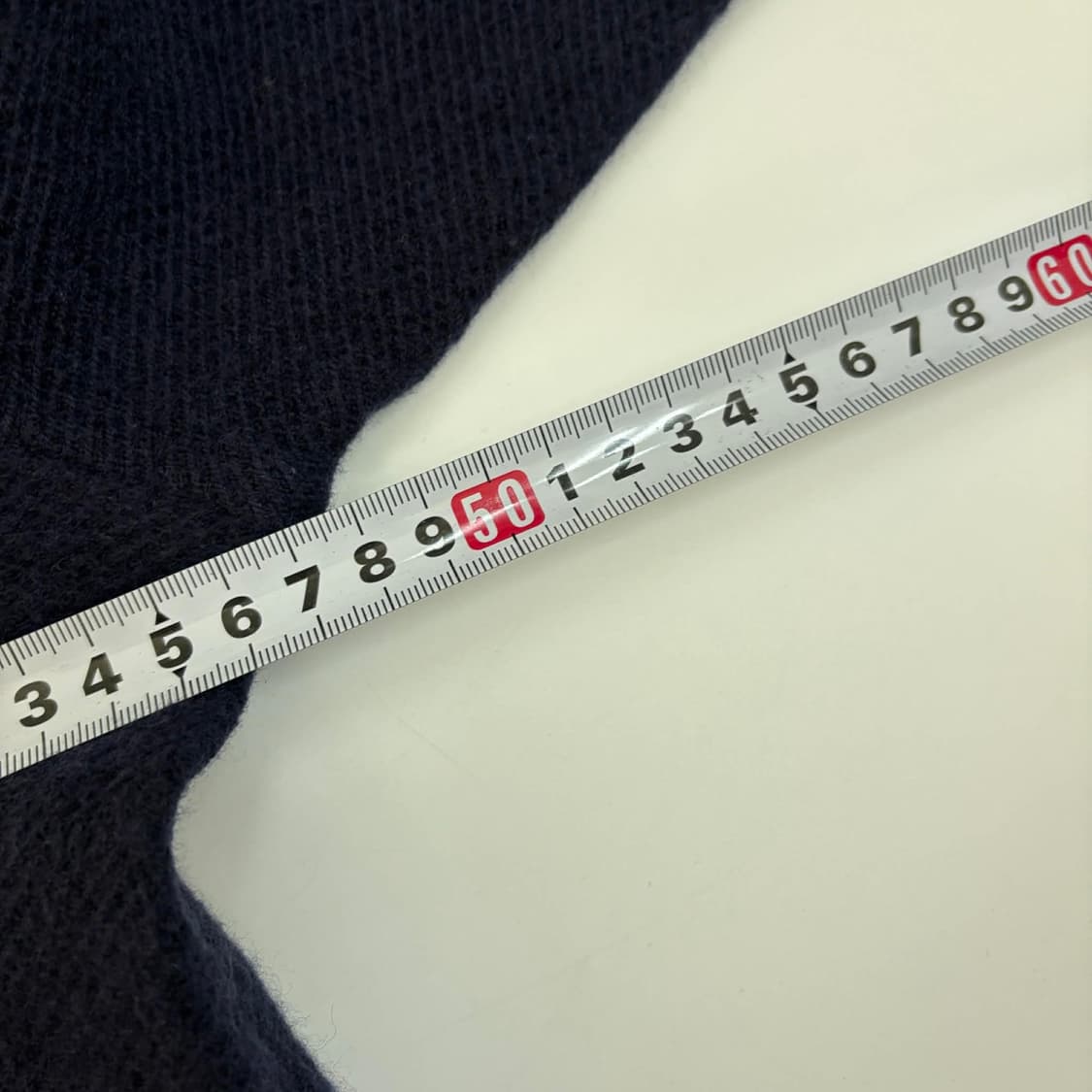 라코스테 네이비 울100% 크루넥 니트(S) 상품이미지6