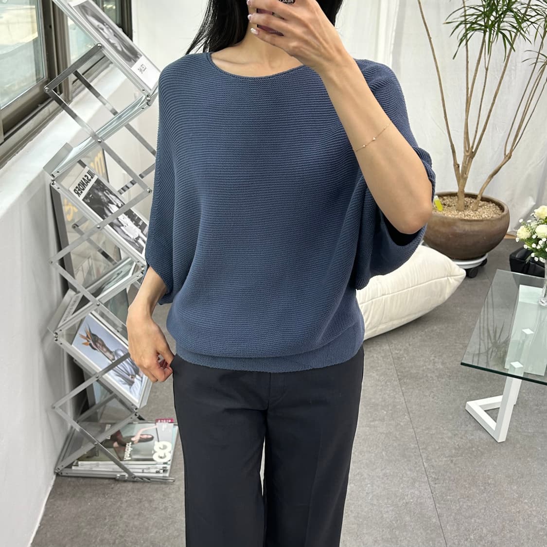 유니클로 돌먼슬리브 루즈핏 니트 상품이미지1