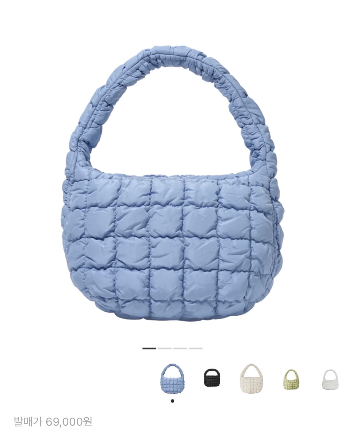 코스 퀄티드 미니백 라이트블루 상품이미지1