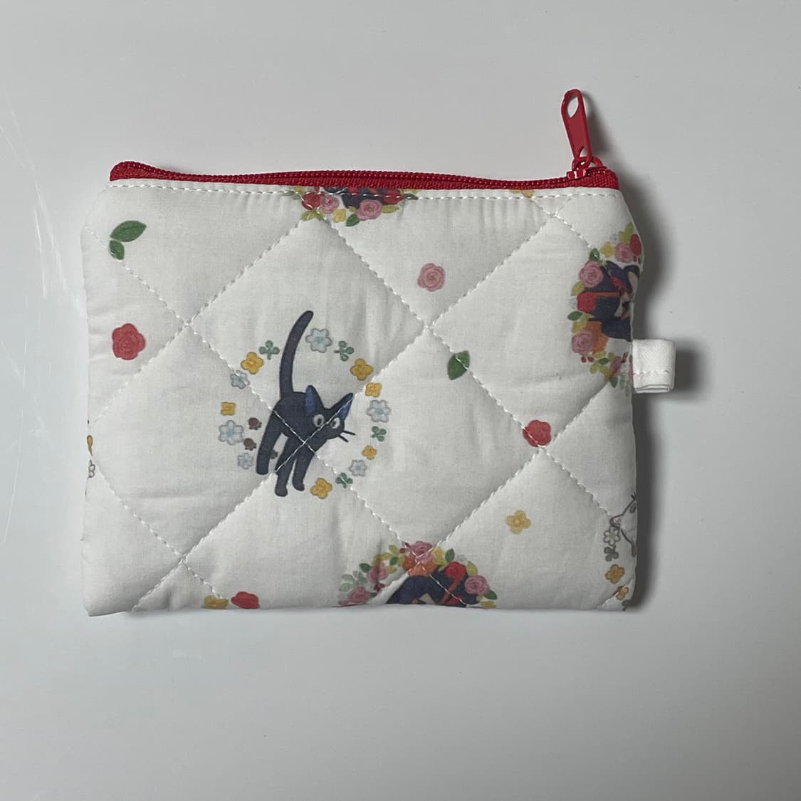 [ 핸드메이드 ] 마녀배달부 키키 자체제작 원단 미니 지퍼 파우치 상품이미지1