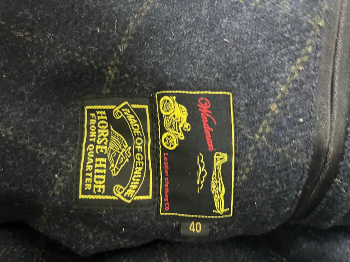 해적 베지터블 차심 말가죽 1.6mm 멀홀랜드 40 가죽자켓 레더자켓 상품이미지4