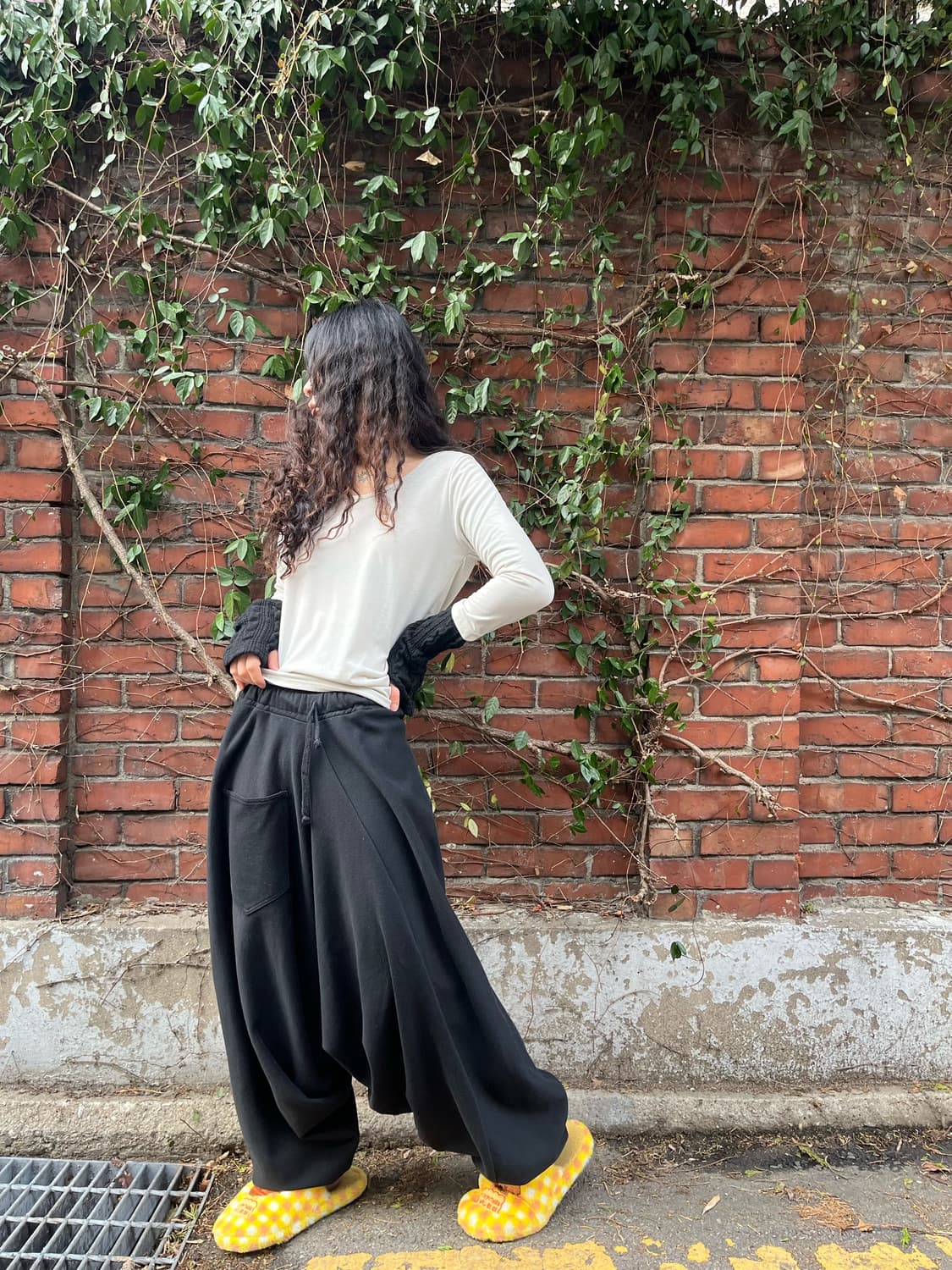 블랙 히피 무드 사무엘 팬츠 상품이미지1