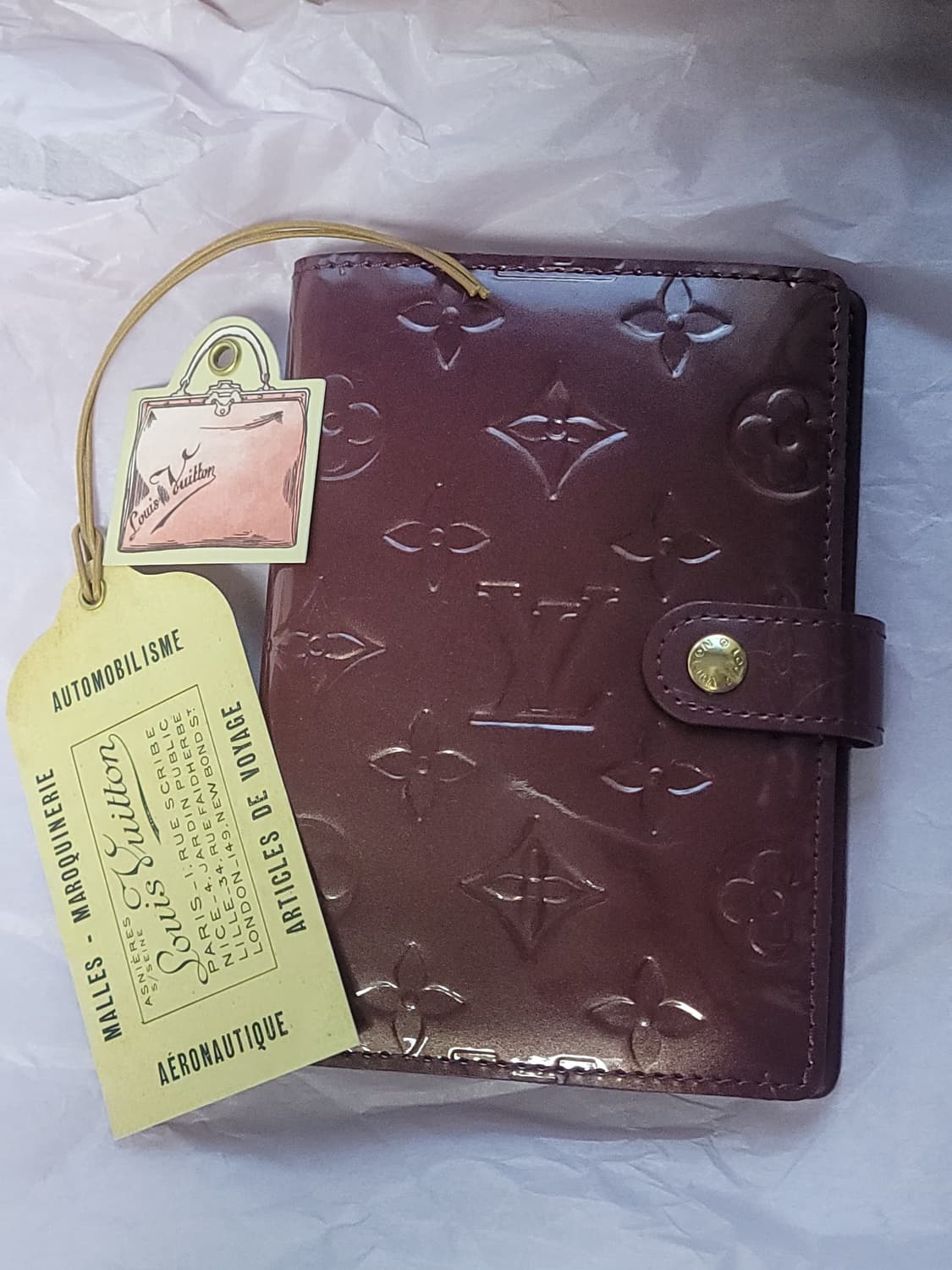 루이비통 베르니 다이어리 아젠다 애쉬포드 로로마 파일로팩스 노벨티 태그 상품이미지1