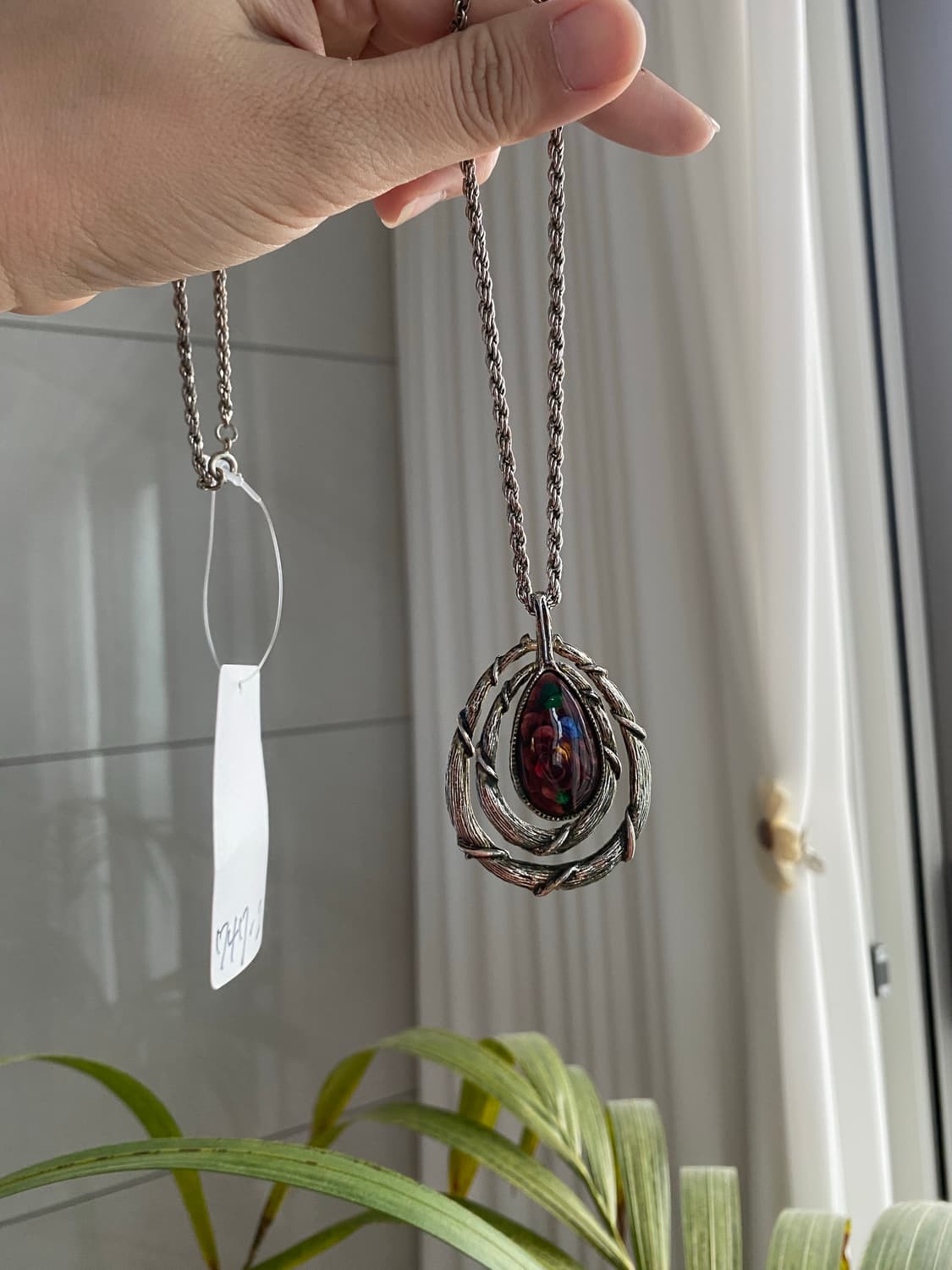 빈티지 오리엔탈 칠보 팬던트 목걸이 상품이미지2