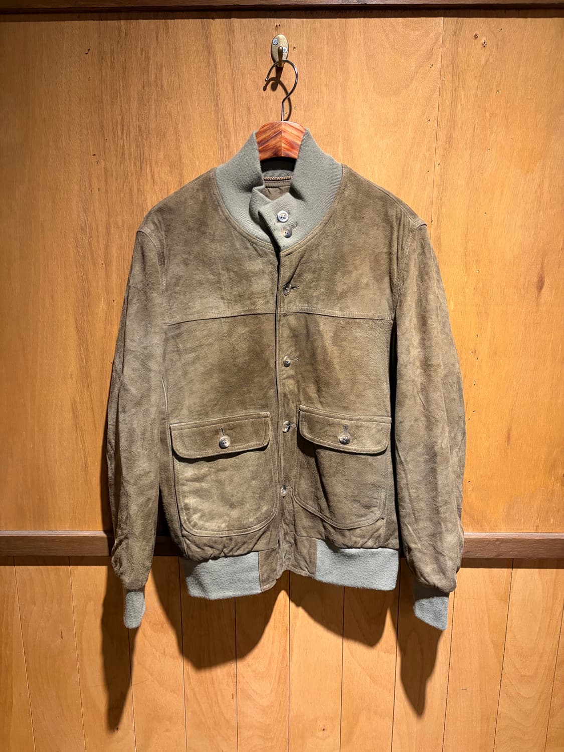 80~90s 독일 A1 스웨이드 블루종 / A1 suede blouson 상품이미지1