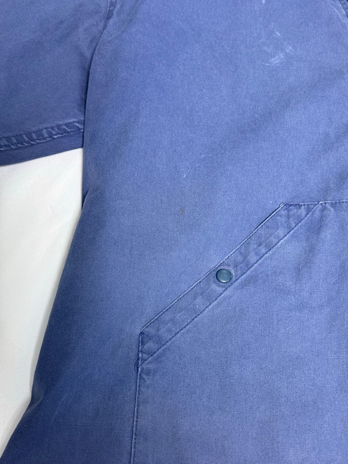 70~80's LLBean 하프집업 코튼 풀오버 네이비 L 상품이미지6