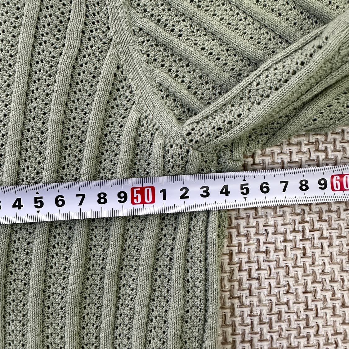 XL 자라 골지 카라 반팔 니트 티 0409D 상품이미지5