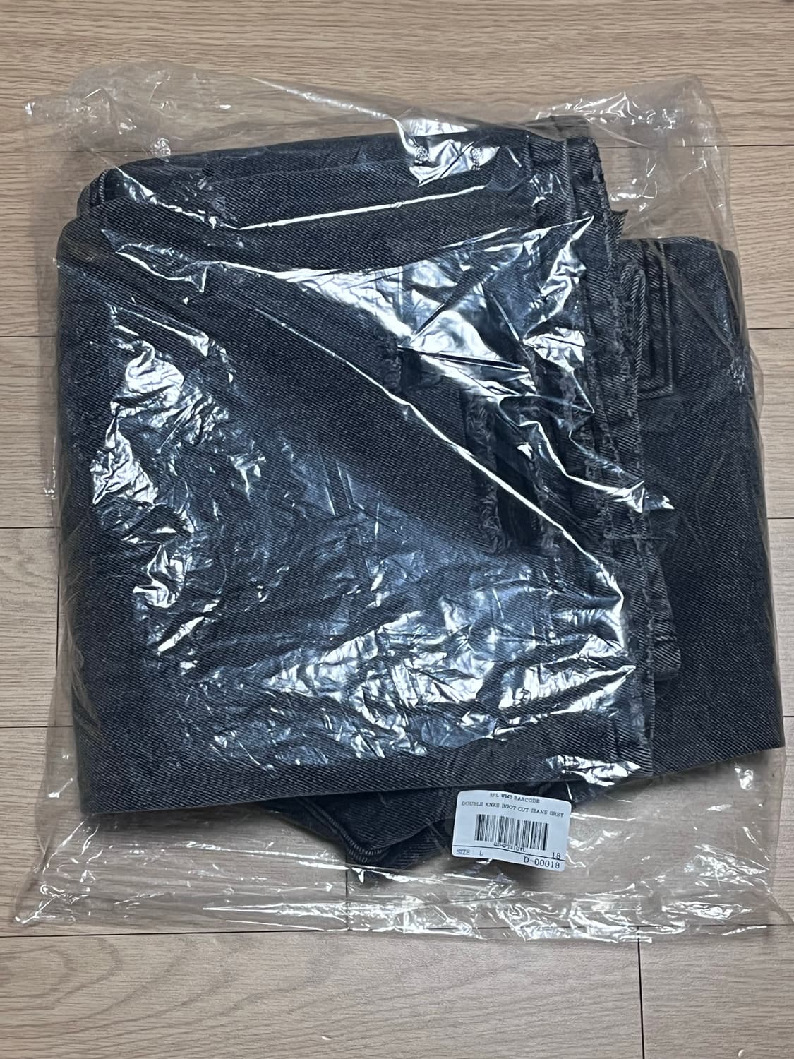 스키즘 인듀싱 새상품 DOUBLE KNEE BOOT CUT JEANS G 상품이미지1