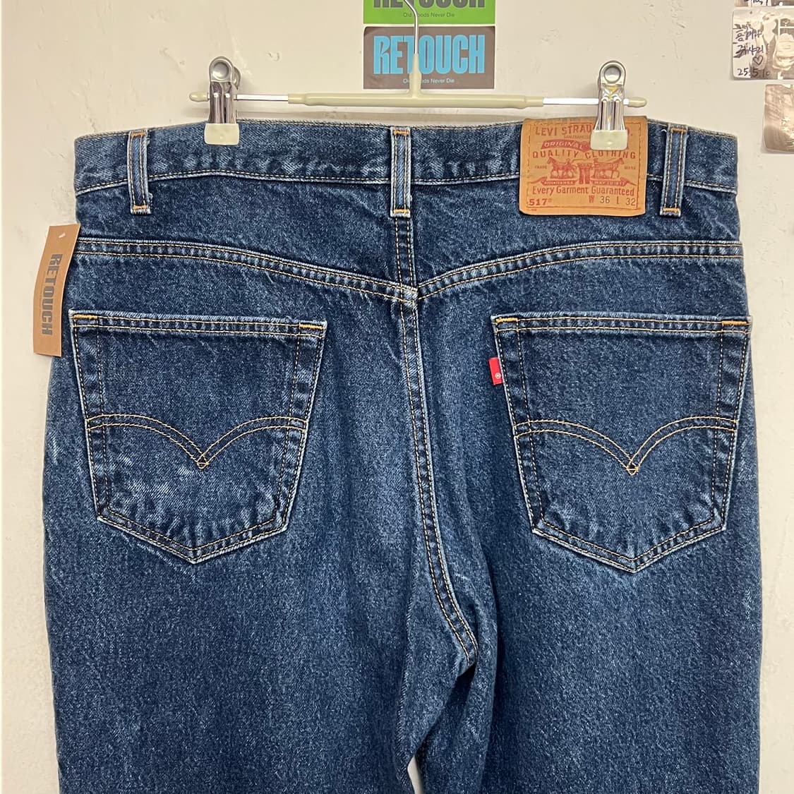 90‘s 리바이스 517 중청(Made in USA) 상품이미지5