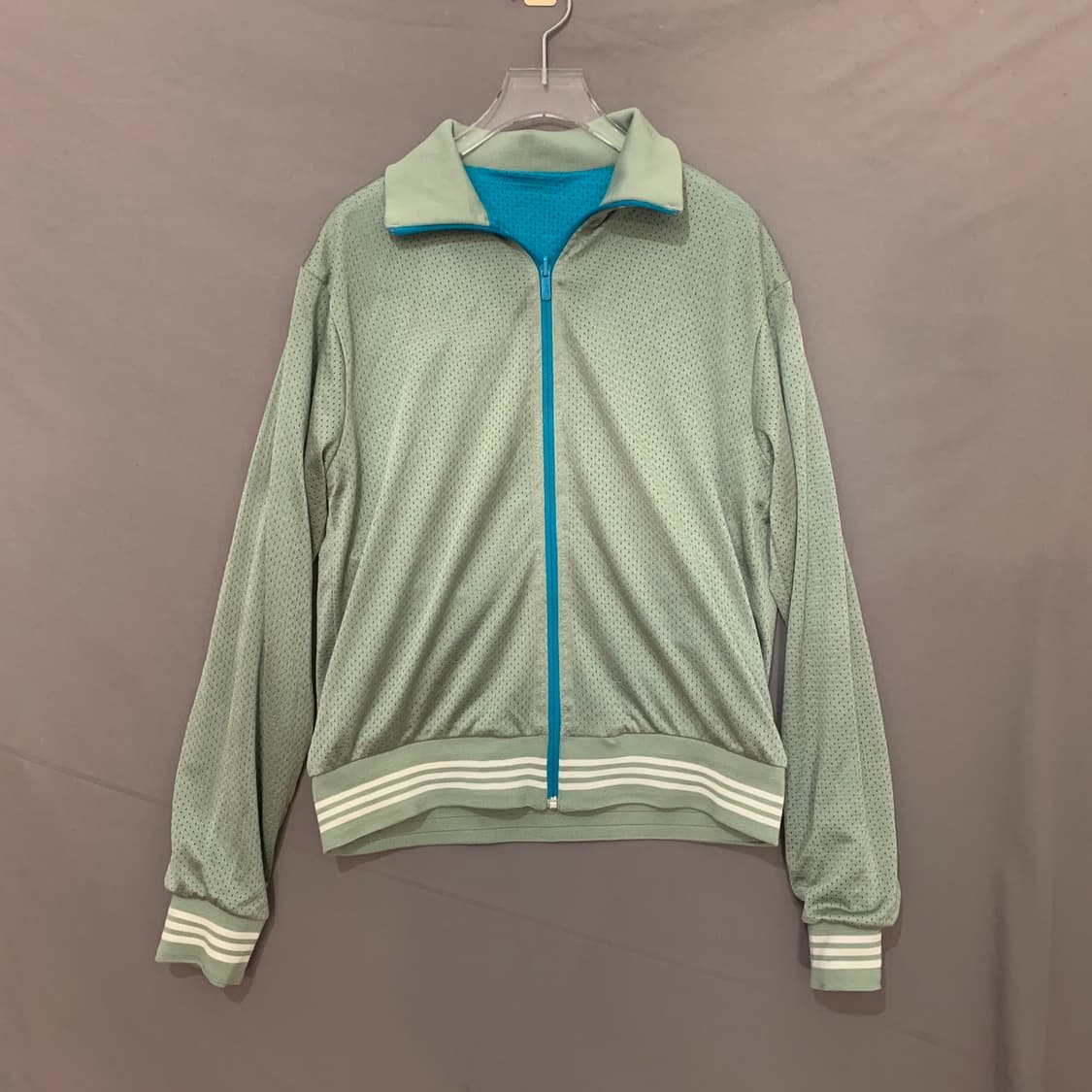 XL 아디다스 리버시블 양면 메쉬 트랙탑 져지 자켓 상품이미지3