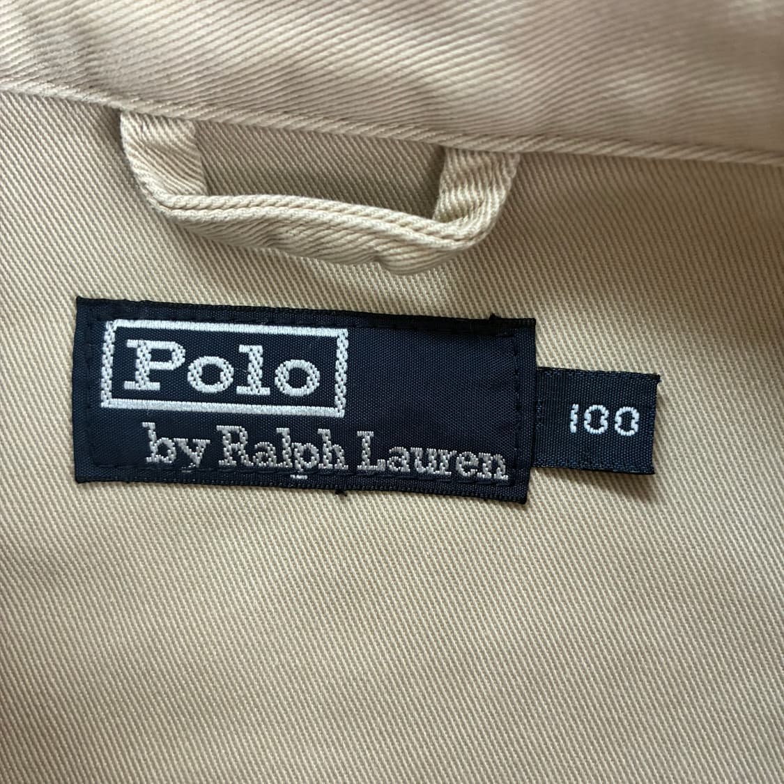 Polo  폴로 랄프로렌 90,s 자수 베이지 해링턴 자켓 상품이미지4