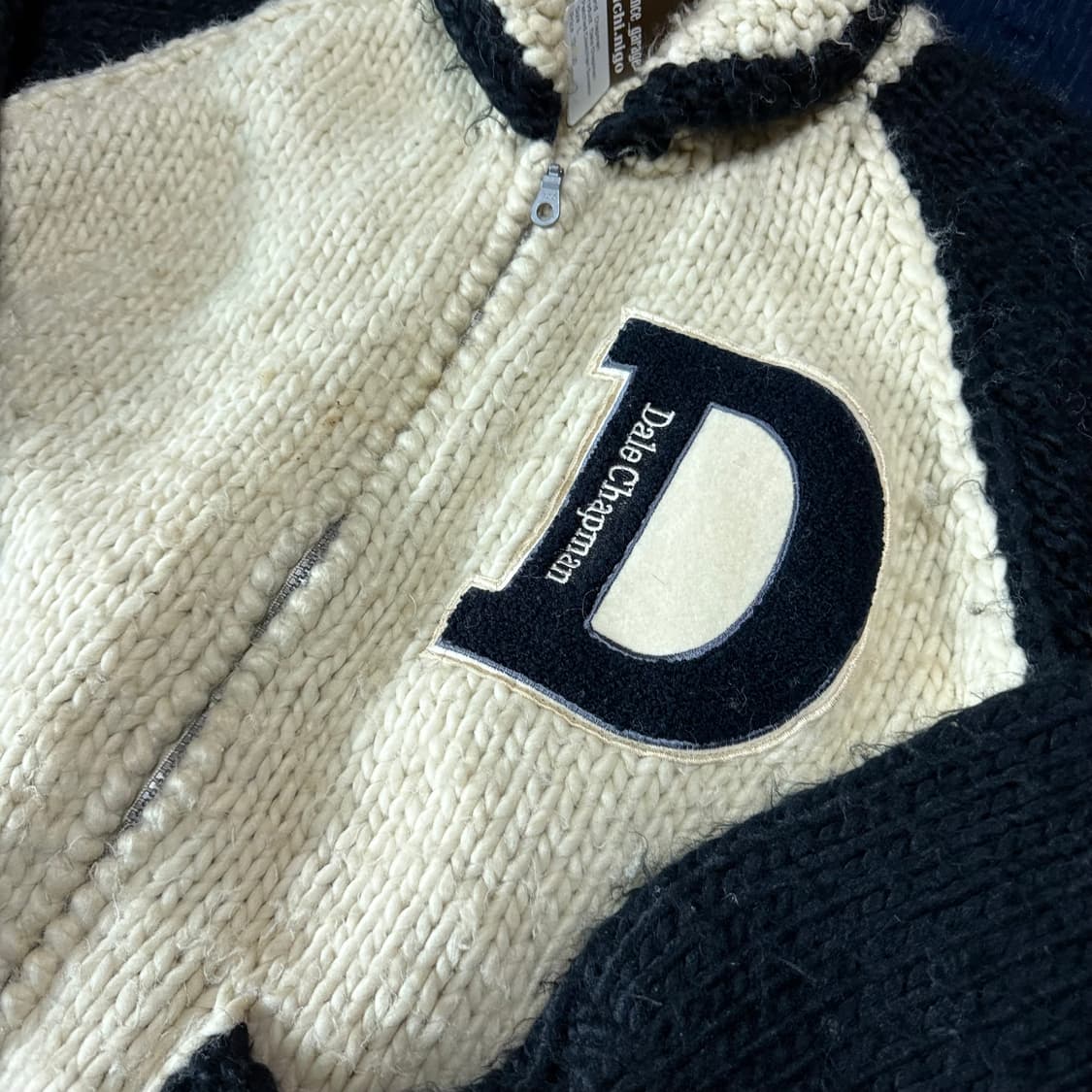 채프먼 Dale Chapman 패치 코위찬 스웨터 F 상품이미지3